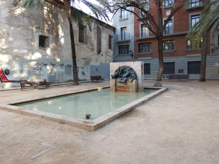Fuente ninos mariano benlliure plaza carmen
