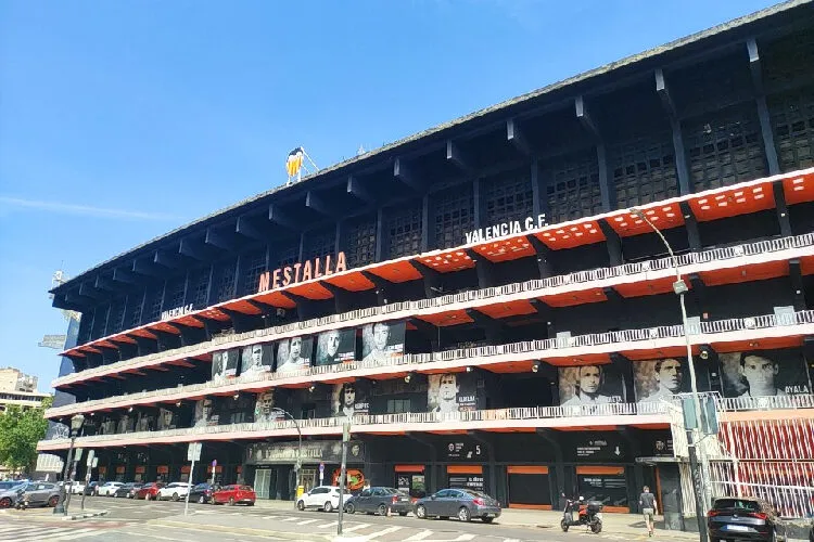 Mestalla estadio fachada
