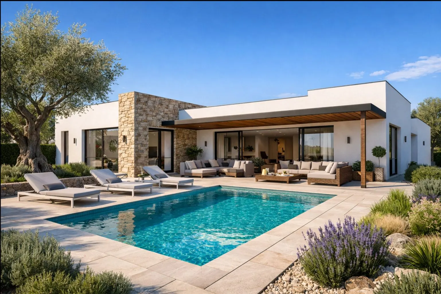 Villa con piscina y jardín en L'Eliana, Valencia — obra nueva de Materia Estates